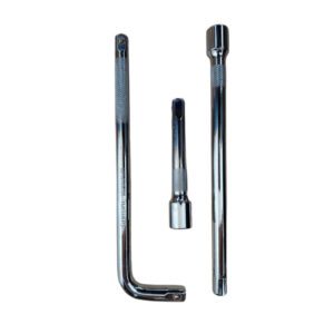 Chrome Vanadium steel 3PCS 1/2in drive extension bar set
